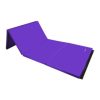 BalanceFrom Fitness BalanceFrom 4' x 6' x 2" All Purpose Folding Fitness Gymnastics Gym Mat, Purple - Image 6