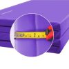 BalanceFrom Fitness BalanceFrom 4' x 6' x 2" All Purpose Folding Fitness Gymnastics Gym Mat, Purple - Image 7