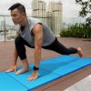 BalanceFrom Fitness BalanceFrom 4' x 8' x 2" All Purpose Folding Fitness Gymnastics Gym Mat, Blue - Image 7