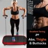 Hurtle Core Fitness Training Vibration Machine With Adjustable Speed, Red - Image 2