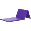 BalanceFrom Fitness BalanceFrom 4' x 8' x 2" All Purpose Folding Fitness Gymnastics Gym Mat, Purple - Image 3