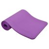Signature Fitness 1" Extra Thick Exercise Fitness Yoga Mat & Carry Strap, Purple - Image 2