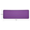 Signature Fitness 1" Extra Thick Exercise Fitness Yoga Mat & Carry Strap, Purple - Image 3
