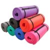 Signature Fitness 1" Extra Thick Exercise Fitness Yoga Mat & Carry Strap, Purple - Image 4