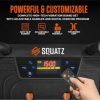 SQUATZ Vibration Plate Exercise Machine Set With Resistance Bands, Pilates Rods, and Fitness Mat - Image 2