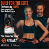 SQUATZ Vibration Plate Exercise Machine Set With Resistance Bands, Pilates Rods, and Fitness Mat - Image 6