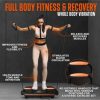 SQUATZ Vibration Plate Exercise Machine Set With Resistance Bands, Pilates Rods, and Fitness Mat - Image 7