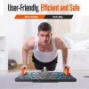 SQUATZ Portable Push Up Board Home Workout Equipment Set With Resistance Bands - Image 5