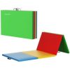 BalanceFrom Fitness BalanceFrom 4' x 8' x 2" All Purpose Folding Fitness Gymnastics Gym Mat, Multi