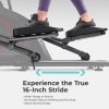 Sunny Health & Fitness Ultra Silent Smart Elliptical Exerciser, 300LB Capacity & 16?? Long Stride with Free SunnyFit App Bluetooth Connection - Image 4