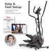 Sunny Health & Fitness Ultra Silent Smart Elliptical Exerciser, 300LB Capacity & 16?? Long Stride with Free SunnyFit App Bluetooth Connection - Image 5