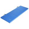 BalanceFrom Fitness GoGym 6x2ft Folding Exercise Mat with Handles, Blue (2 Pack) - Image 5