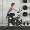 Gymax Stationary Exercise Bike Cycling Bike W/33Lbs Flywheel Home Fitness Gym Cardio - Image 2