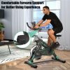Gymax Stationary Exercise Bike Cycling Bike W/33Lbs Flywheel Home Fitness Gym Cardio - Image 3