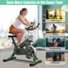Gymax Stationary Exercise Bike Cycling Bike W/33Lbs Flywheel Home Fitness Gym Cardio - Image 7