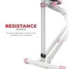 Sunny Health & Fitness Pink SMART Upright Row - Image 5