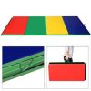 Gymax Multicolor 4'x10'x2'' Folding Panel Thick Gym Fitness Exercise Mats Gymnastics Mat New - Image 6