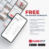 Sunny Health & Fitness Premium Elliptical Exercise Machine Smart Trainer with Exclusive SunnyFit App Enhanced Bluetooth Connectivity - Image 2