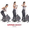 Sunny Health & Fitness Smart Multifunction Magnetic Rowing Machine, Smart Rower with SunnyFit App Enhanced Bluetooth Connectivity - Image 2