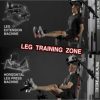 ER KANG Home Gym, Workout Station with 150LBS Weight Stack, Multifunctional Home Gym Equipment, Exercise Equipment for Full Body Strength Training - Image 6