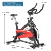 Magnetic Exercise Bike Fitness Cycling Bike with 35Lbs Flywheel for Home and Gym - Image 4