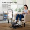 Sunny Health & Fitness Smart Motorized Mini Elliptical Trainer, Indoor Under - Image 2
