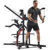 Sunny Health & Fitness Multifunctional Strength Training All in One Home Gym 500 LB Max Load Weight - Image 7