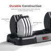 Sunny Health & Fitness Elite Adjustable Dumbbell 55 - Image 7