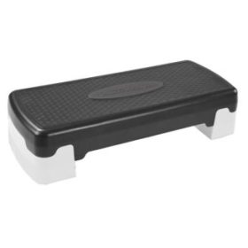 Stamina Adjustable Aerobic Step Multipurpose Home Gym Workout Equipment, Black