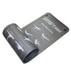 Prism Fitness Extra Thick Smart Self Guided Exercise Mat with 14 Core and 14 Stretching Exercises