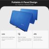 BalanceFrom 4' x 6' x 2" All Purpose Folding Fitness Gymnastics Gym Mat, Blue - Image 2