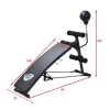 Adjustable Incline Curved Workout Fitness Sit Up Bench - Image 3
