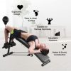 Adjustable Incline Curved Workout Fitness Sit Up Bench - Image 4