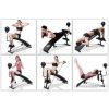 Adjustable Incline Curved Workout Fitness Sit Up Bench - Image 5