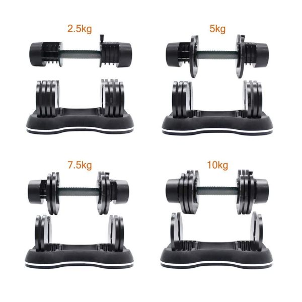 27.5 Lbs Adjustable Weight Dumbbell Set | GT528 - Image 5